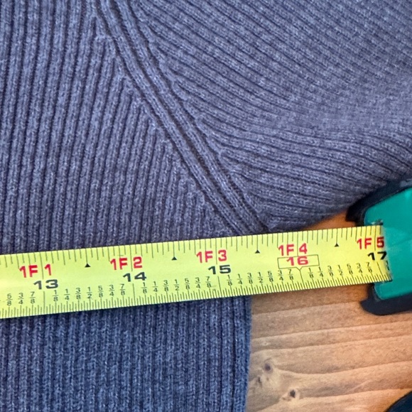 dressbarn Charcoal V-Neck Sweater - Picture 10 of 12